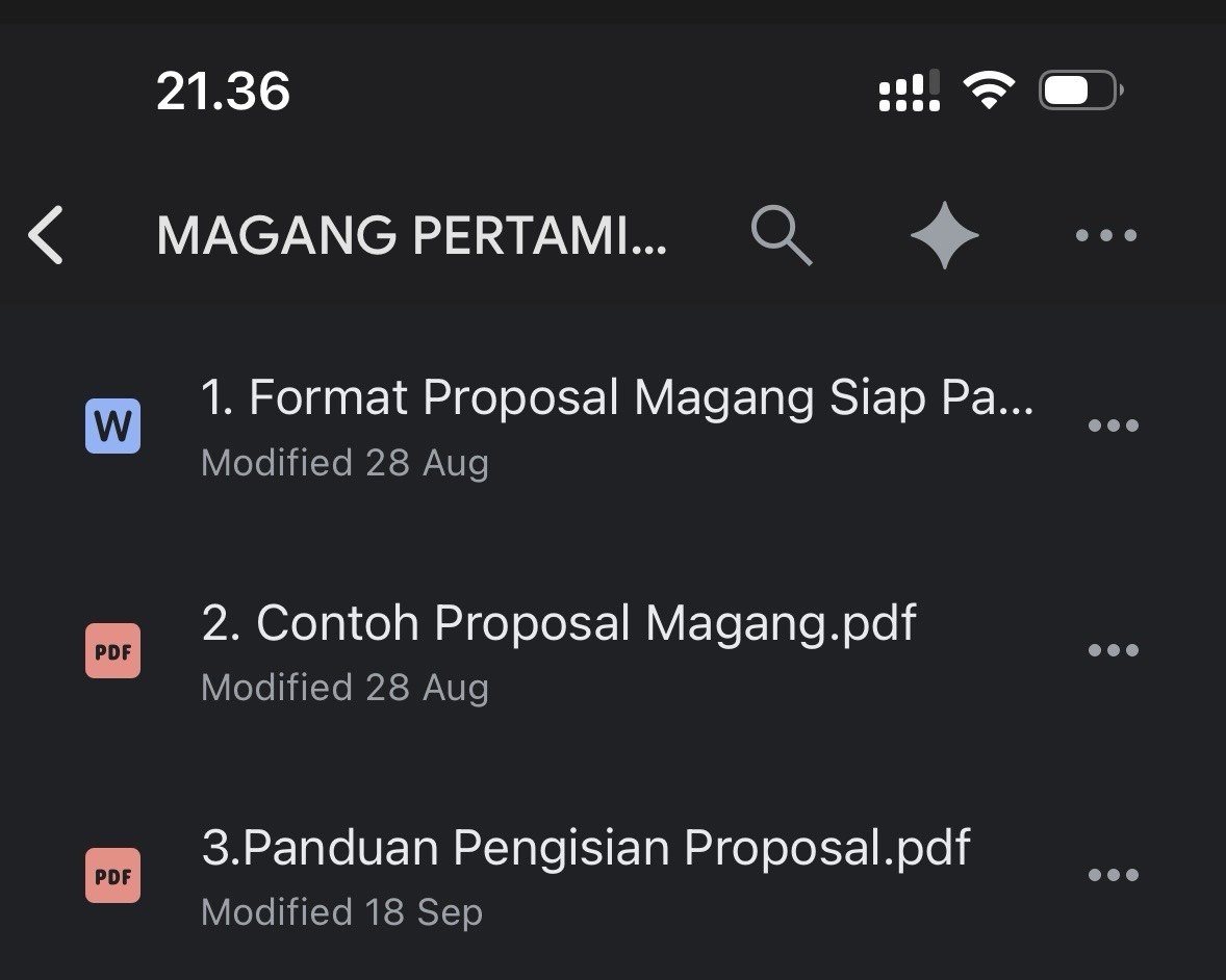 Format dan Contoh Proposal Magang Mandiri Pertamina